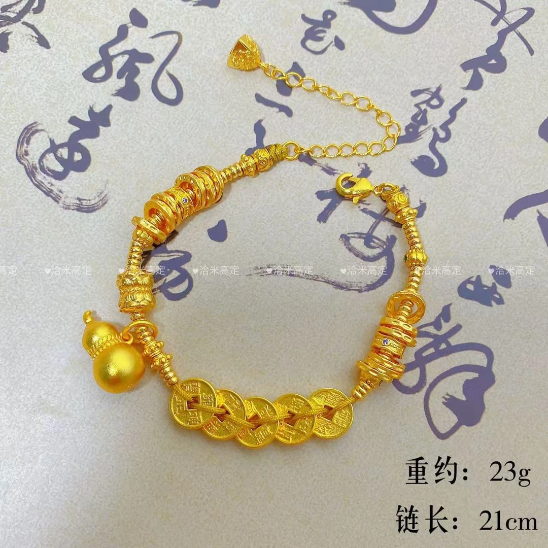 QIAMI AC 洽米高定【五帝葫芦盘缠手链】新国潮时尚复古百搭款