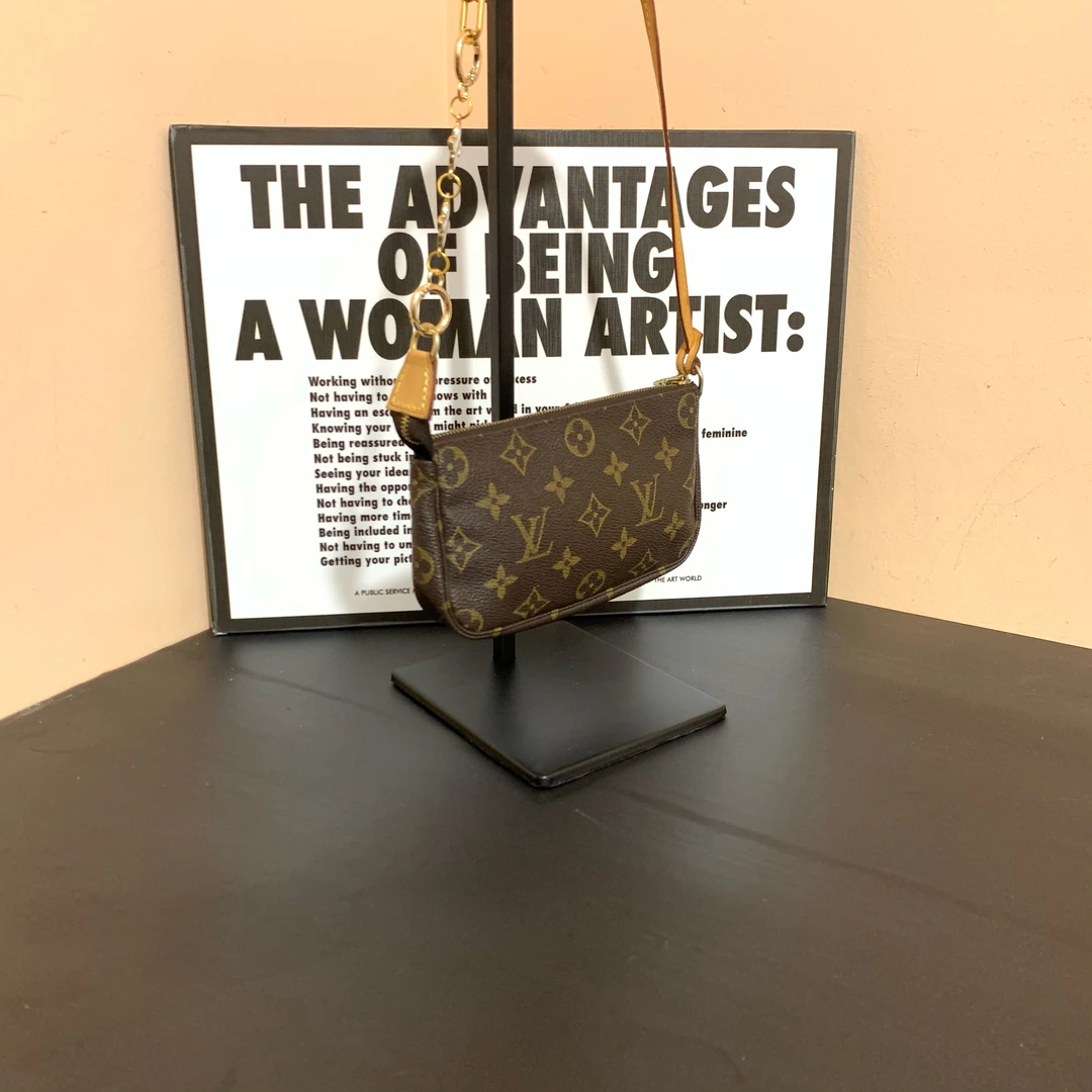 95新 LouisVuitton/路易威登 LV斜挎包/路易威登中号麻将包单肩包