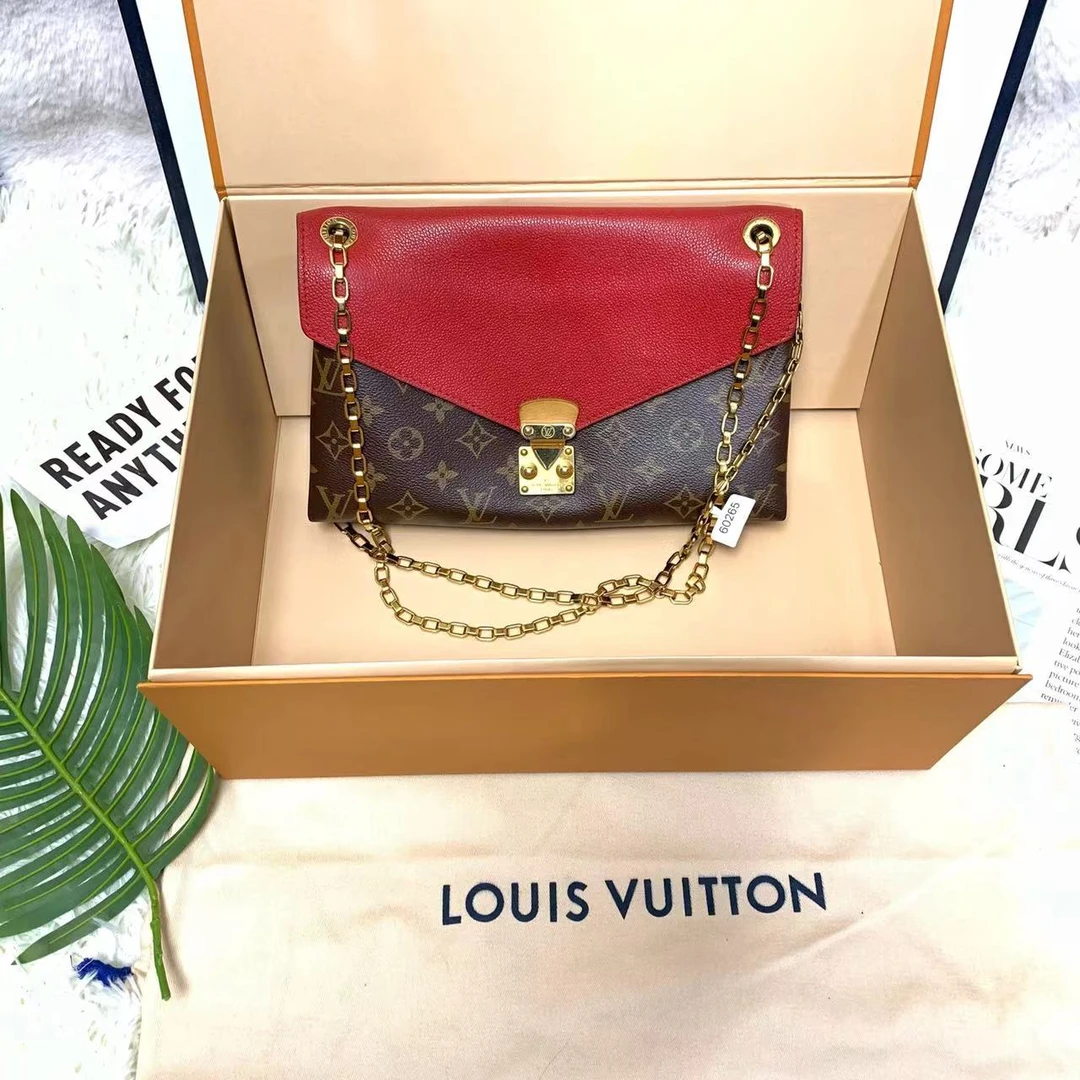 95新 LouisVuitton/路易威登 小怡中古/LV传奇信封包/斜跨单肩包