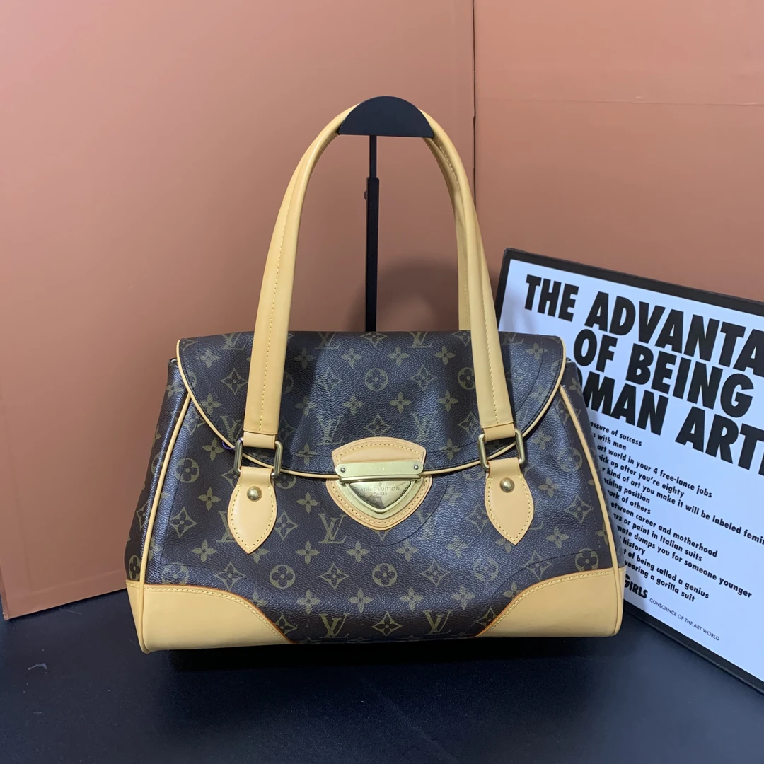 95新 LouisVuitton/路易威登 小怡中古/路易威登/lv大金扣腋下包