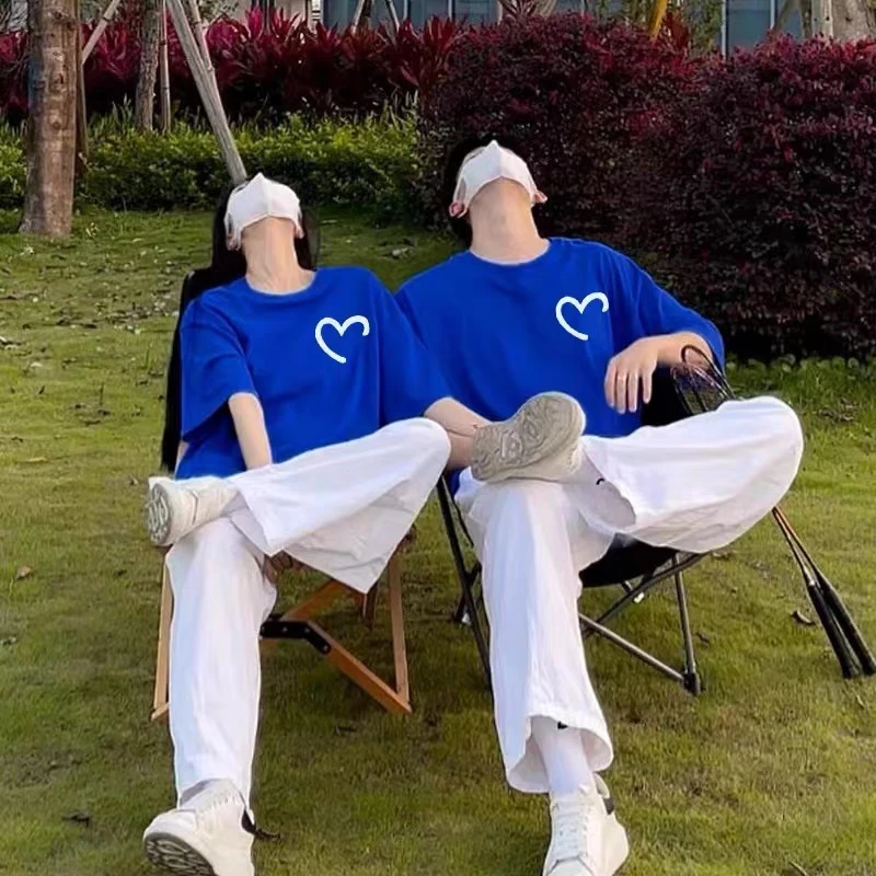 不一样情侣装夏装季短袖小众设计感新款潮流牌网红ins超火T恤