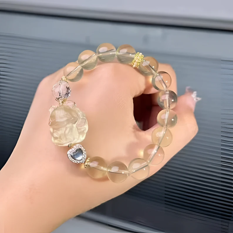 【好事近】 巴西净体柠檬黄水晶九尾狐设计 多样性发其一