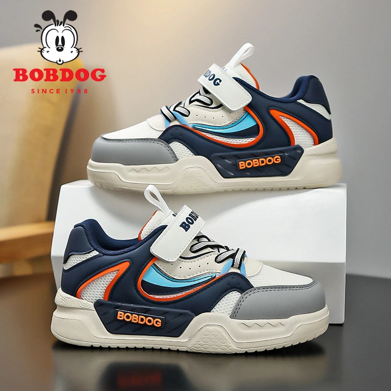 巴布豆童鞋男童2024春秋季中大童运动鞋软底儿童休闲女孩学生鞋子