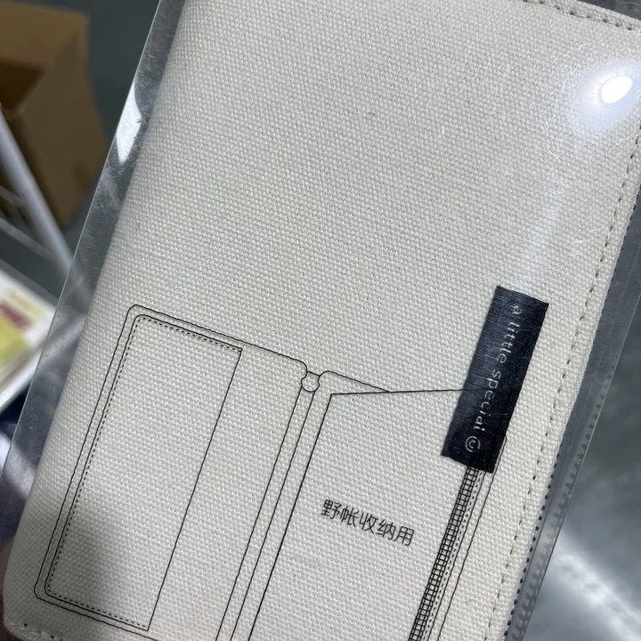 进口笔袋白色帆布笔袋1只