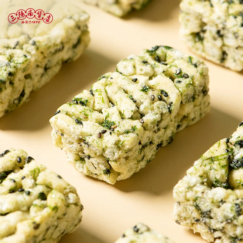 三阳南货店无糖苔条沙琪玛上海特产老字号传统糕点老式萨琪玛点心