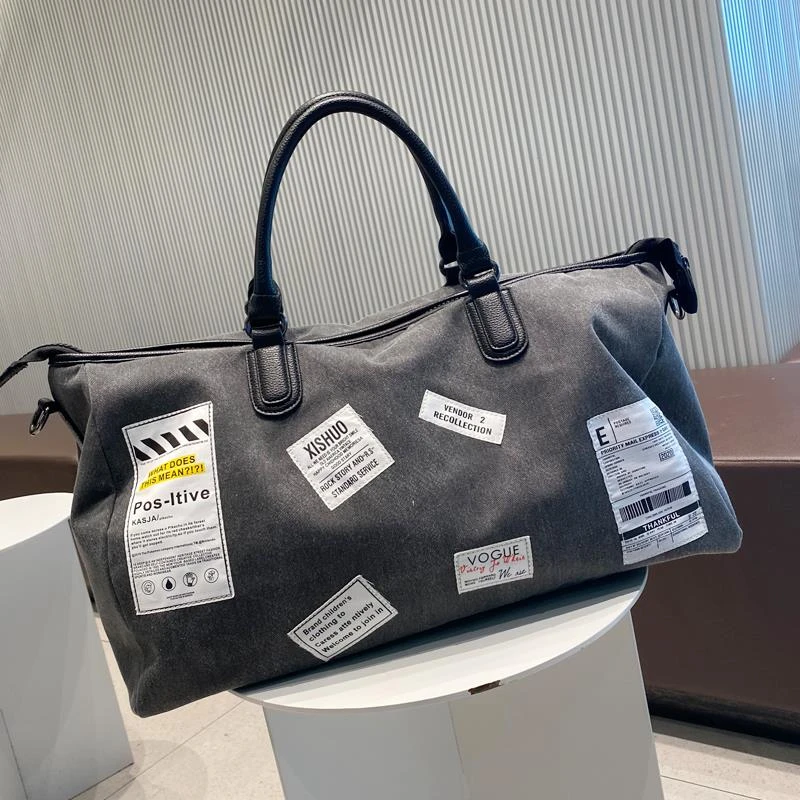 干湿分离旅行包女手提帆布短途行李袋大容量男运动游泳健身包鞋包