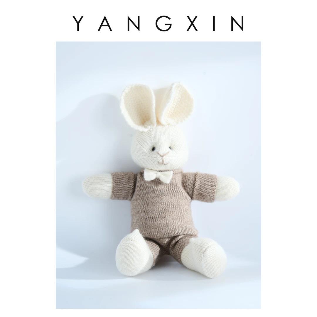 【无龄·杨昕】“软萌可掬”纯手工兔子玩偶