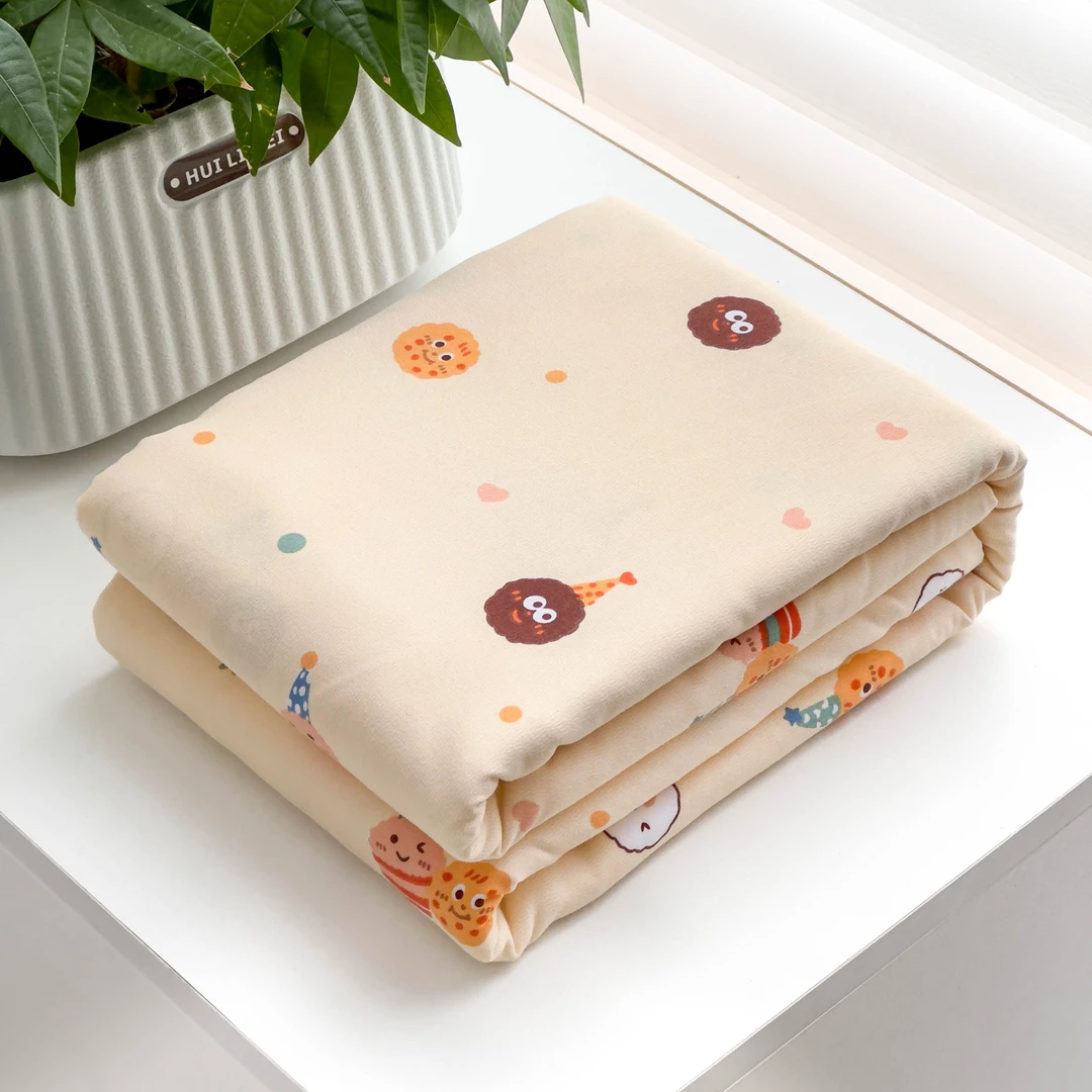 【京かわ会社】双层纱磨毛被套 笑脸