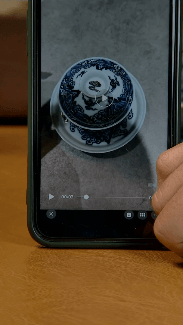 【闪购商品】陶瓷杯布一龙盖碗