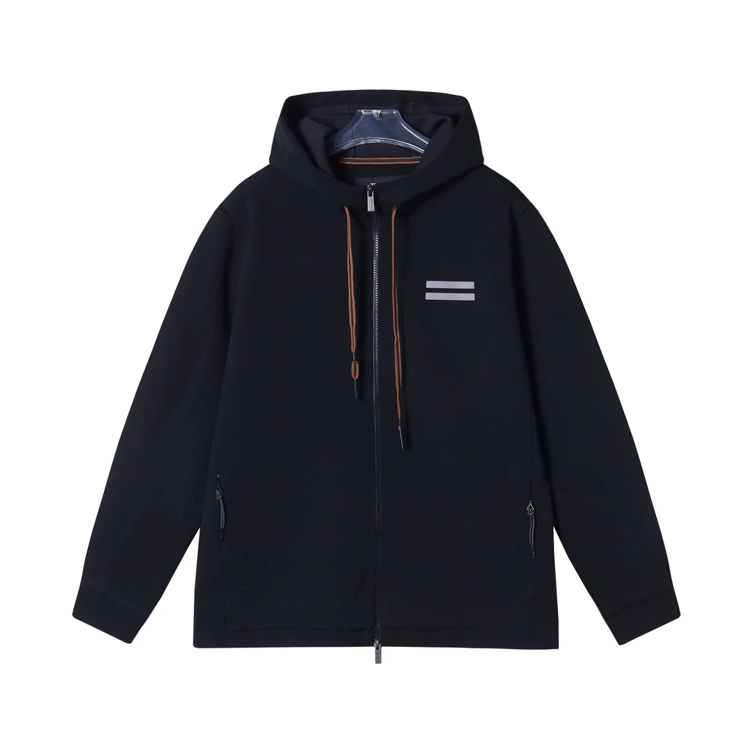 WT35秋冬季新款拉链开衫外套时尚户外百搭宽松长袖简约