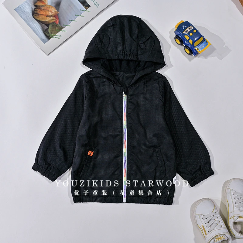优儿宝贝疯狂外星动物】春1011524小童宝宝连帽风衣外套 时尚休闲