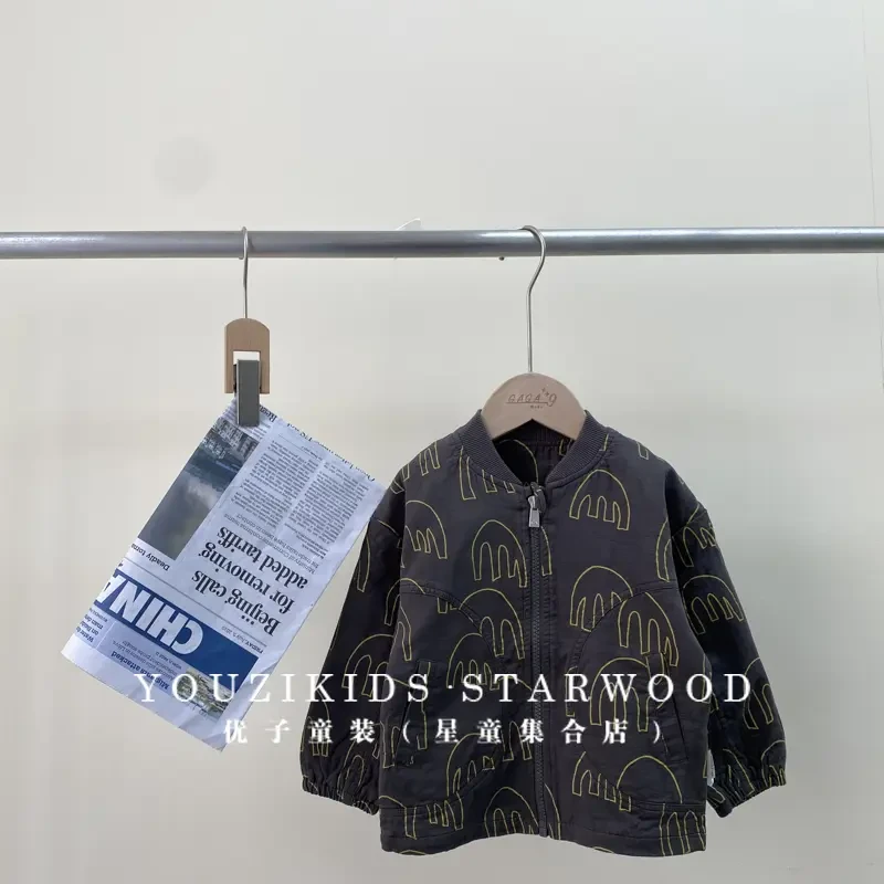 哎蔴蔴【反季浮力】秋季儿童双层外套9011505小童宝宝韩版夹外套