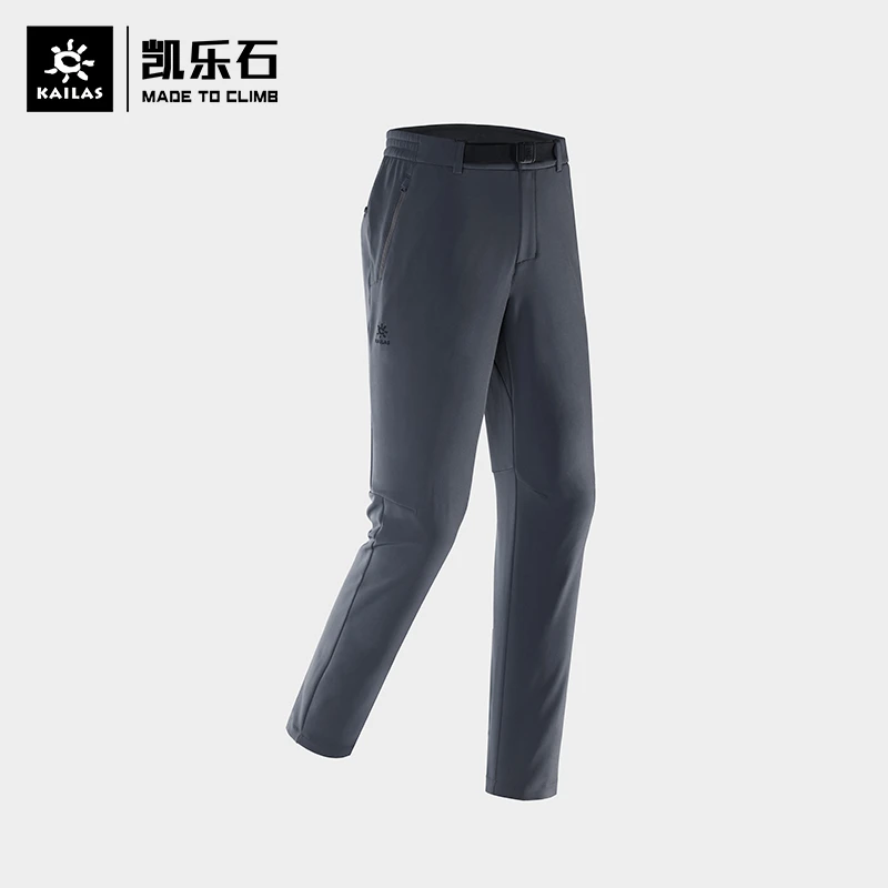 凯乐石户外软壳裤男秋冬加绒保暖防泼水徒步运动登山裤KG2339303