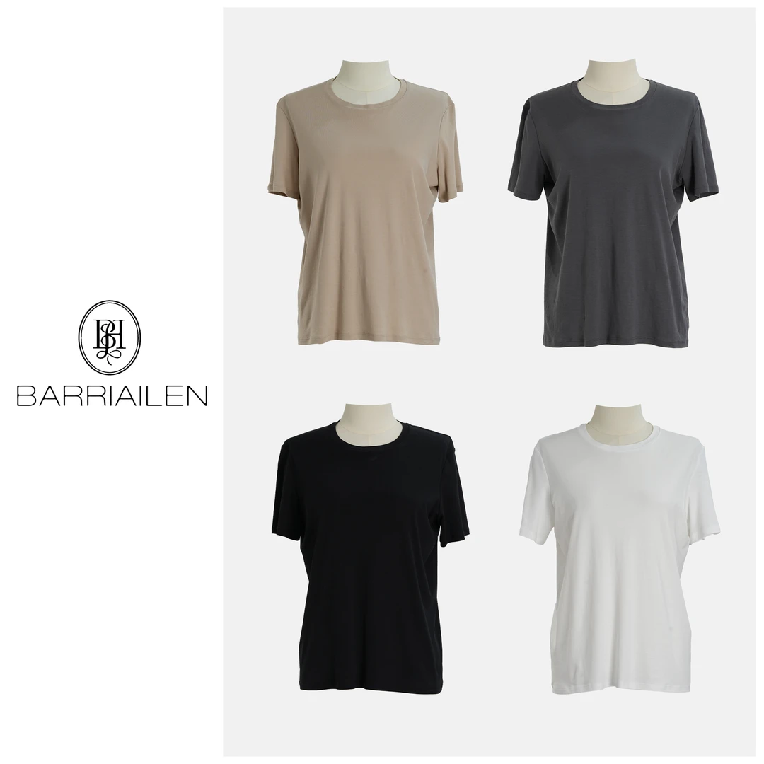 BARRIAILEN | 春夏亲肤简约休闲透气T恤- 246923