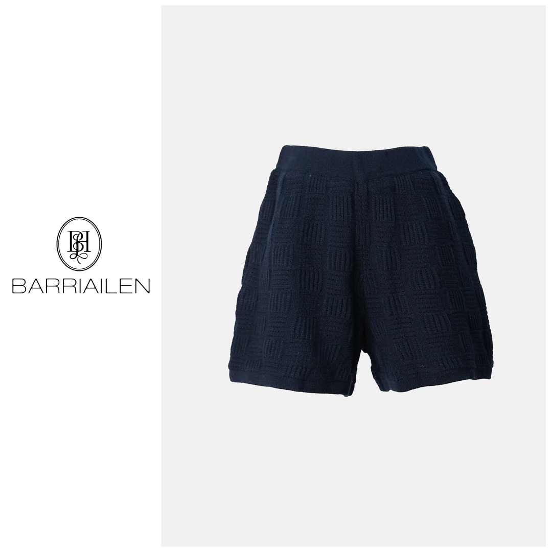 BARRIAILEN | 简约百搭格子毛裤-241244