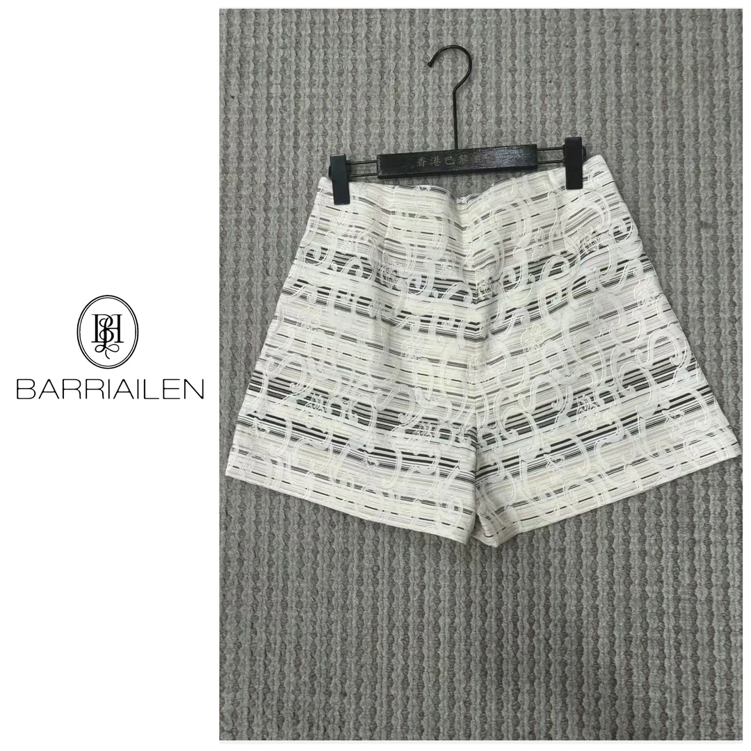 BARRIAILEN | 百搭休闲提花重工短裤-2401846