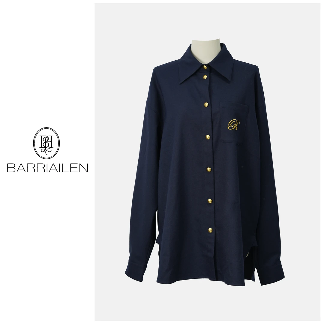 BARRIAILEN| 简约百搭经典长袖衬衣-2417315
