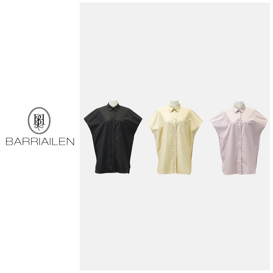 BARRIAILEN | 蝙蝠袖简约宽松时尚衬衫-240846
