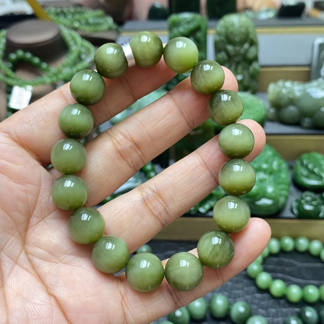 和田玉手串未镶嵌