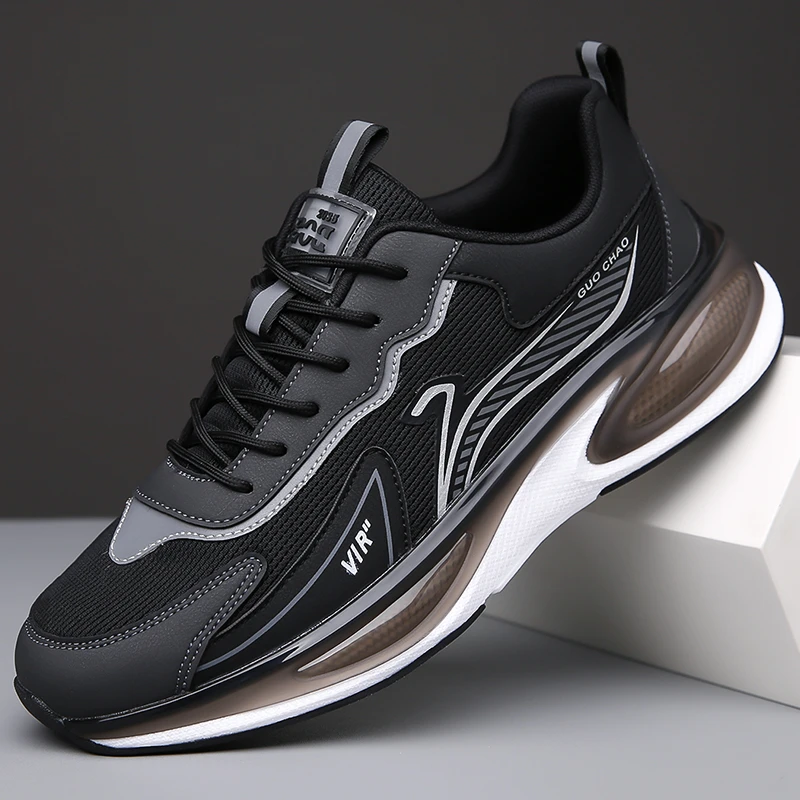 2024夏季新款运动休闲跑步鞋网面鞋休闲男士软底透气男鞋百搭潮流