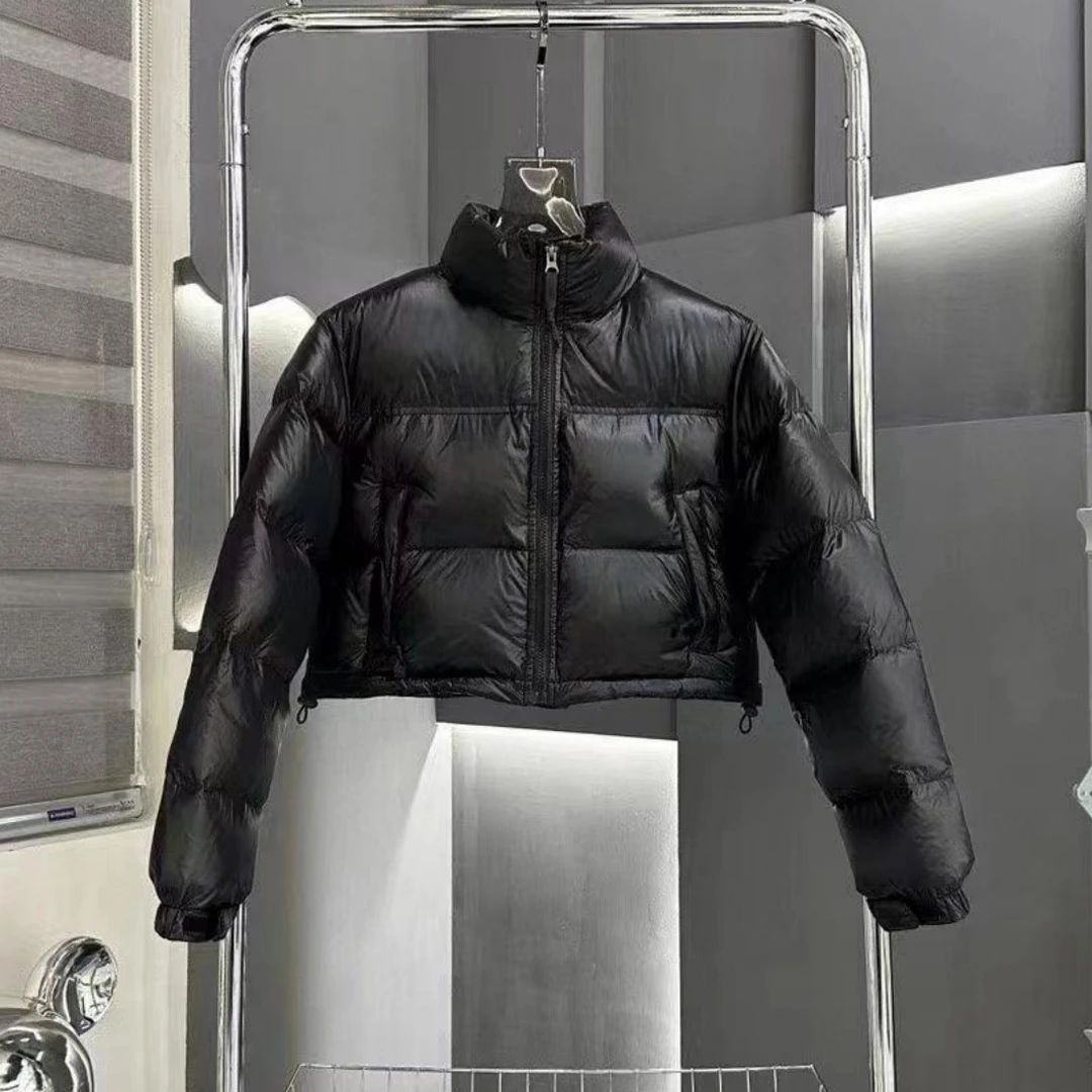 黑色短款棉服女冬季2025新款面包服外套设计感小众减龄加厚棉衣