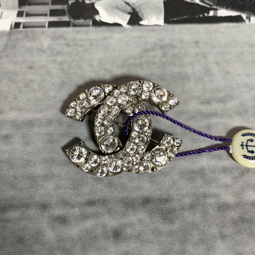 95新 Chanel/香奈儿 壹臻/10V水钻胸针 50339549