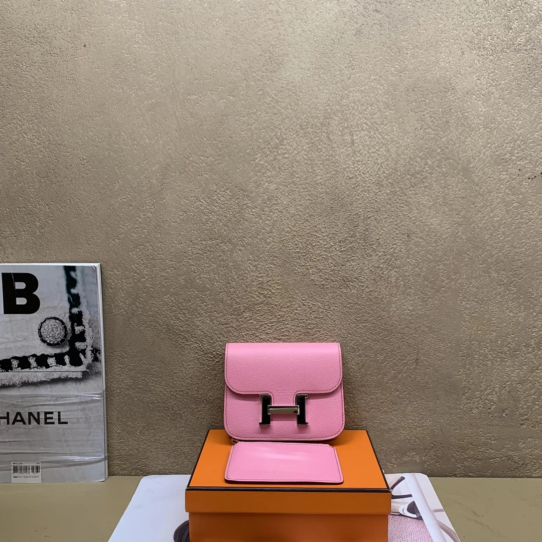 99新 Hermes/爱马仕 壹臻/5p樱花粉康康slim Z刻 38680213