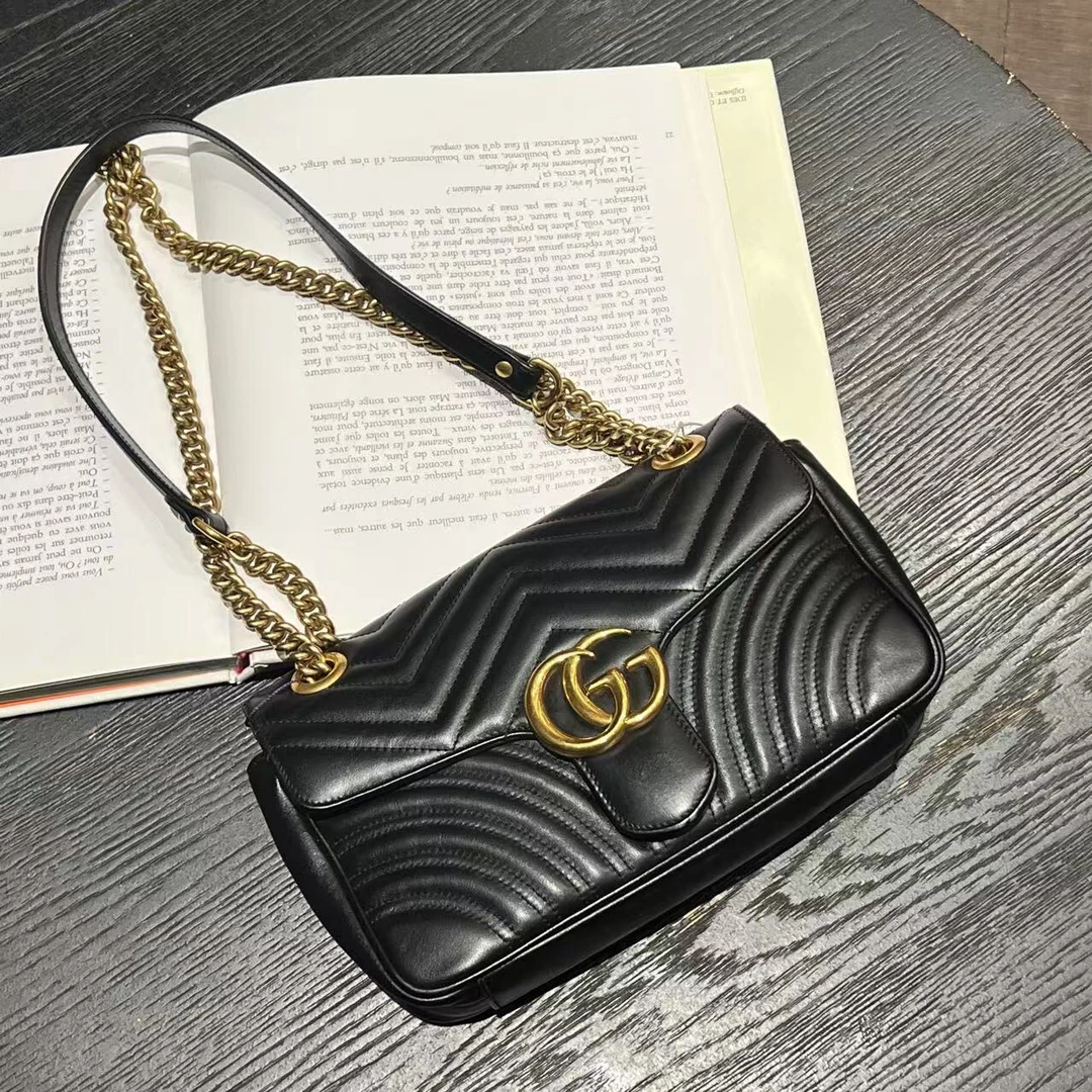 95新 GUCCI/古驰 舍得 Gucci marmont 马蒙斜挎包