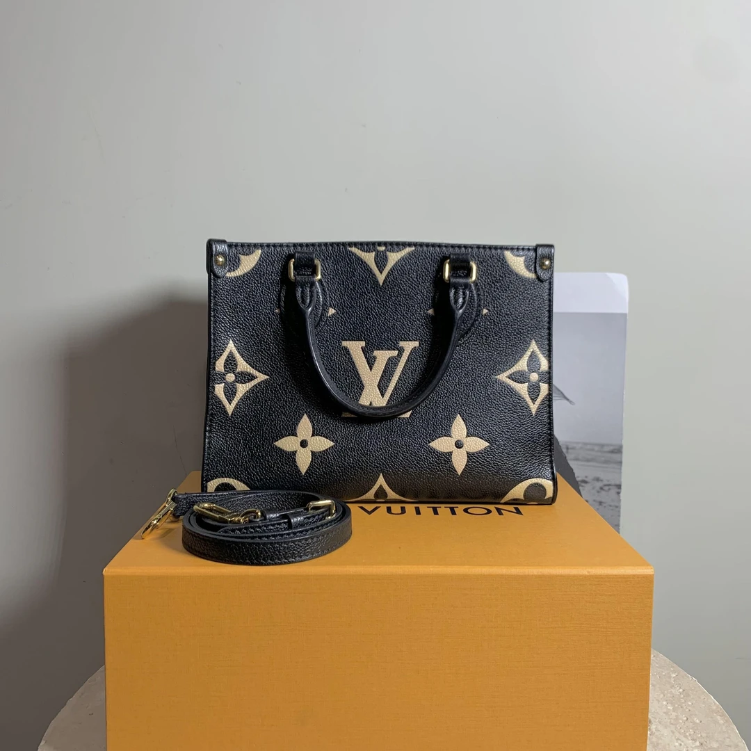 95新 LouisVuitton/路易威登 壹臻/Onthe go手提包小号 /64972130