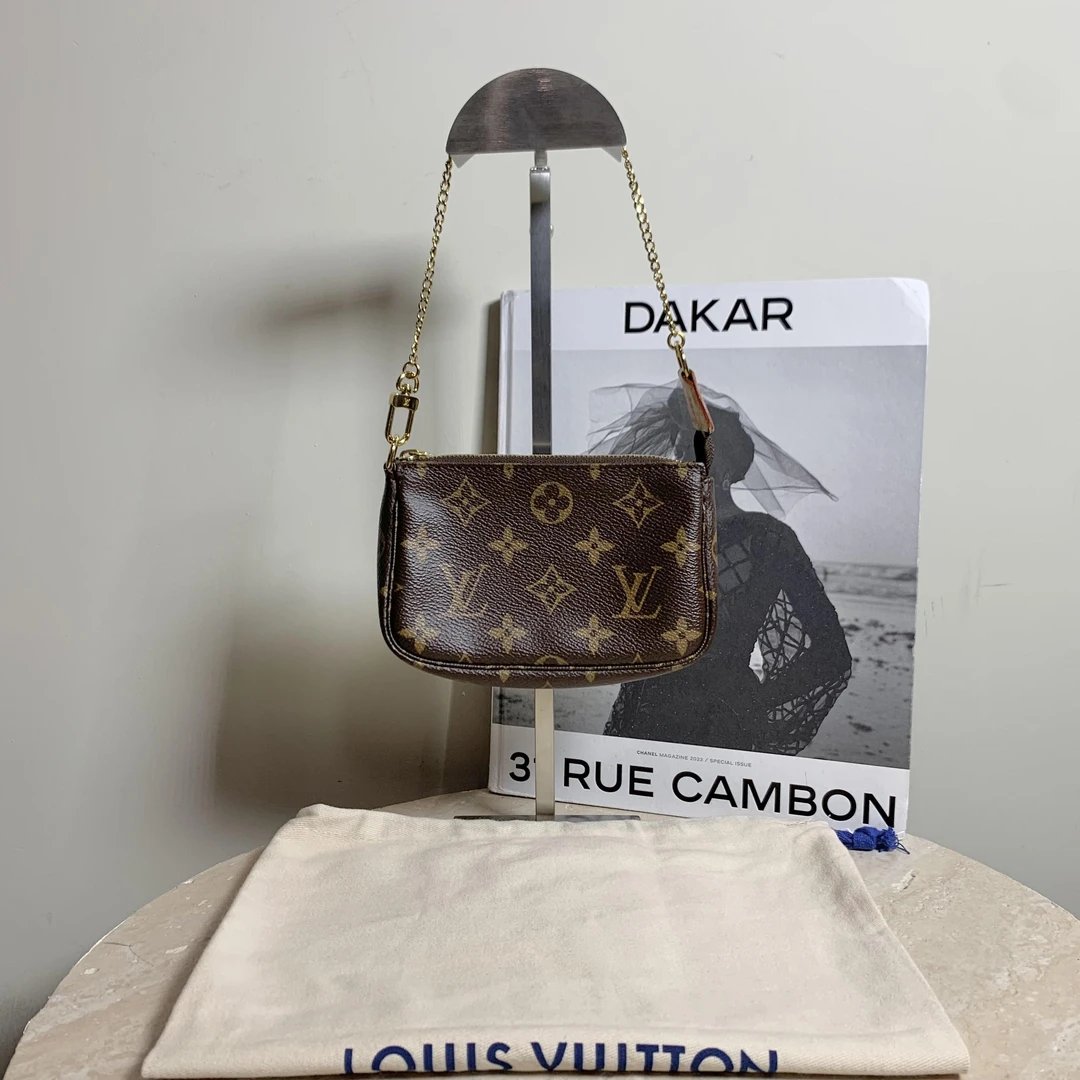 95新 LouisVuitton/路易威登 壹臻/老花mini麻将包20年 52908470