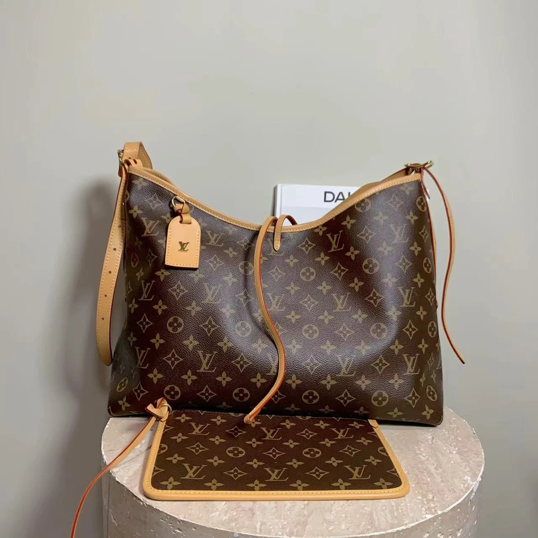99新 LouisVuitton/路易威登 壹臻/carryall中号斜挎包/81075112