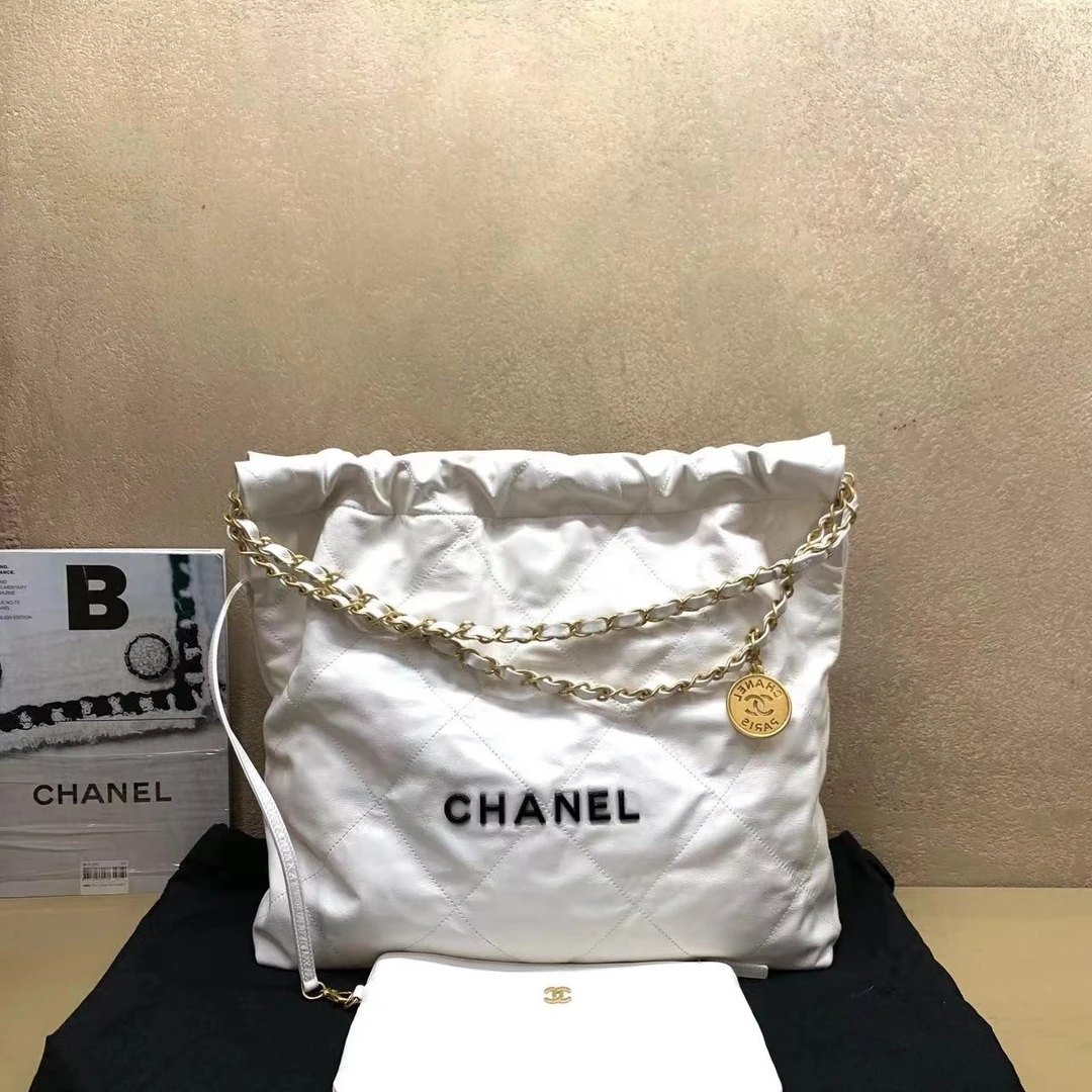 95新  壹臻中古/chanel白金22bag中号 61937196