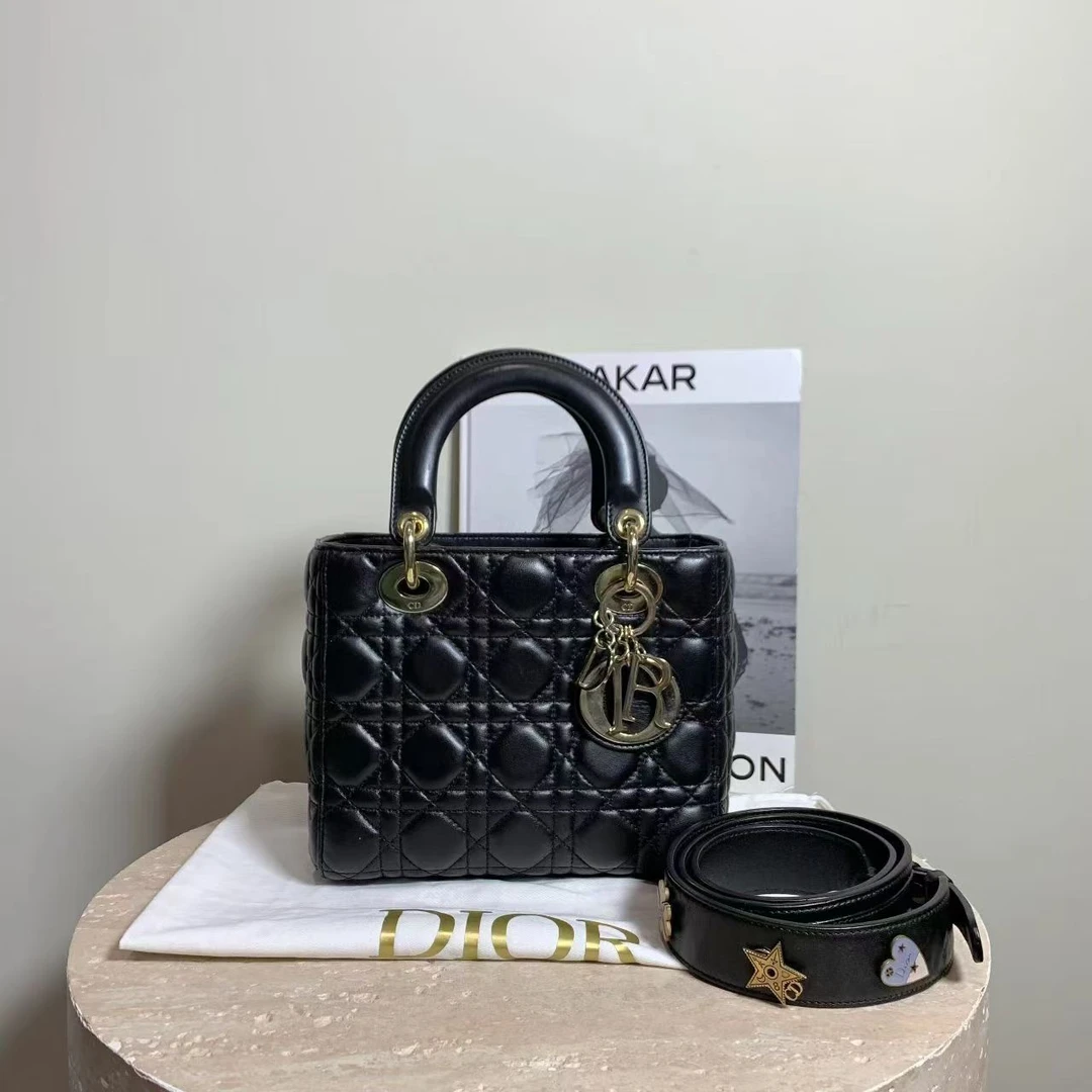 95新 DIOR/迪奥 壹臻/95新 Dior黑金四格戴妃 37208294