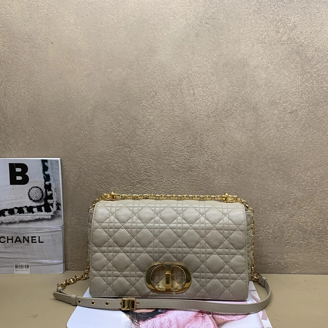 95新 DIOR/迪奥 壹臻/奶茶色caro大号 63389664