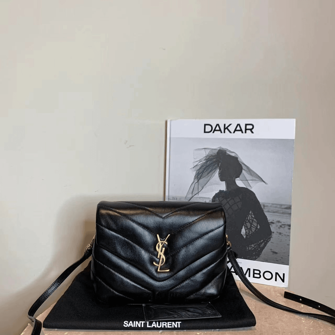 95新 YSL/圣罗兰 壹臻/95新 ysl黑金loulou云朵包/93719514