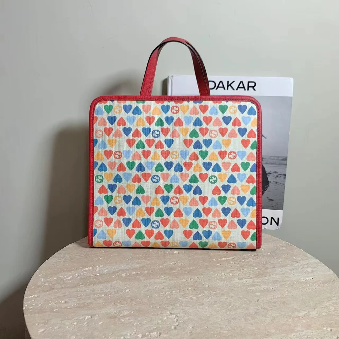 95新 GUCCI/古驰 壹臻/95新 Gucci 彩色爱心儿童包 47552342