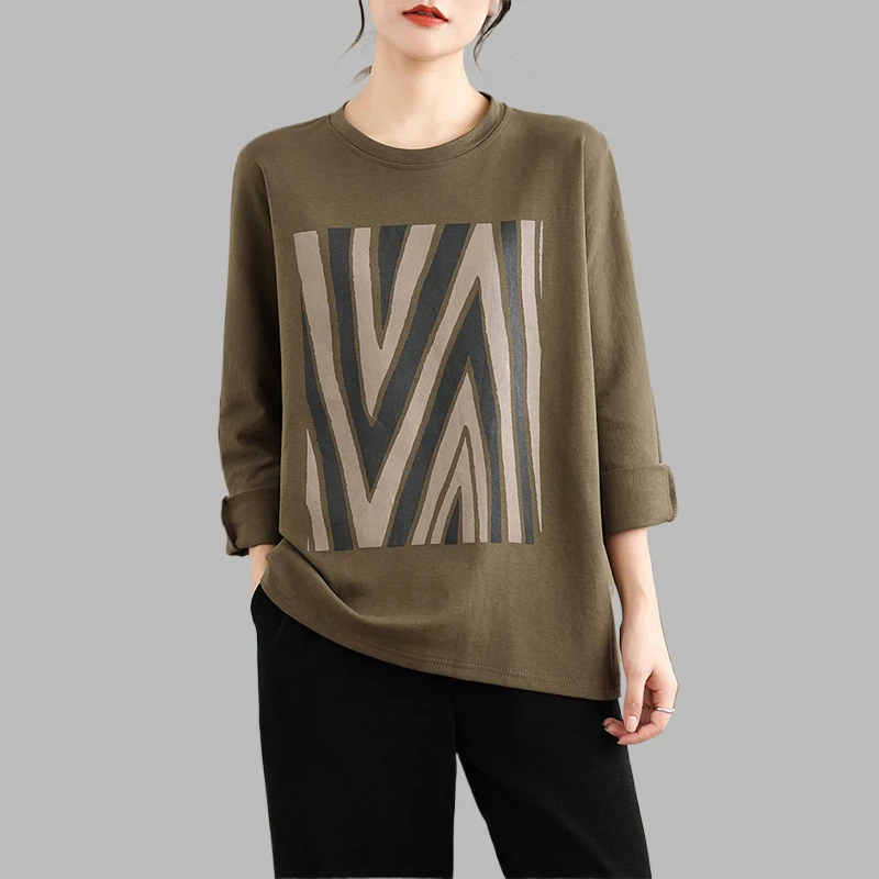 高级感复古卫衣女2025秋冬新款大码宽松休闲显瘦减龄遮肚子上衣