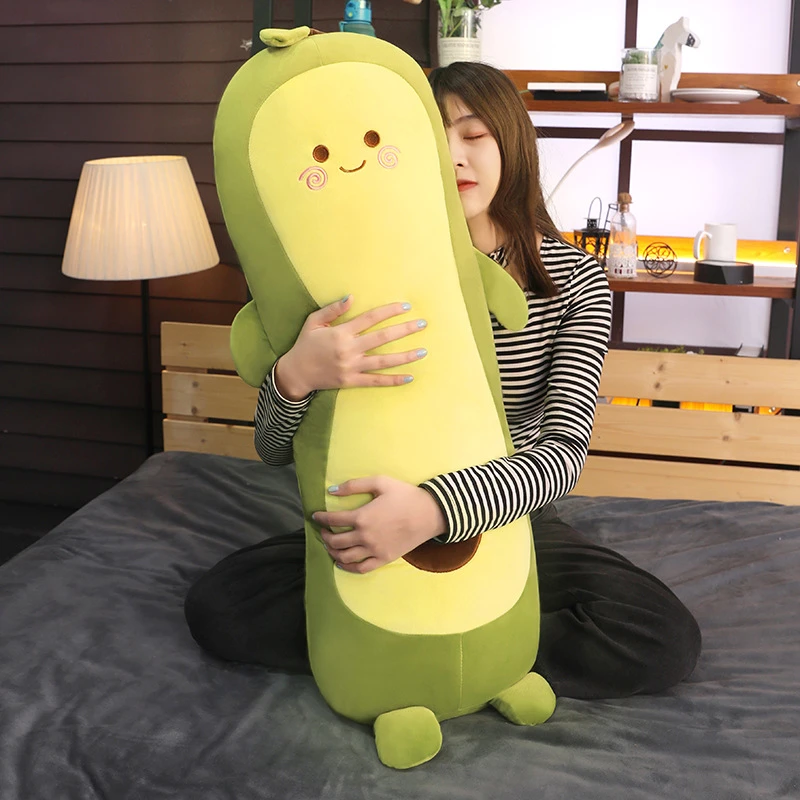 牛油果毛绒玩具公仔创意新款午休睡觉抱枕靠垫玩偶送女生生日礼物