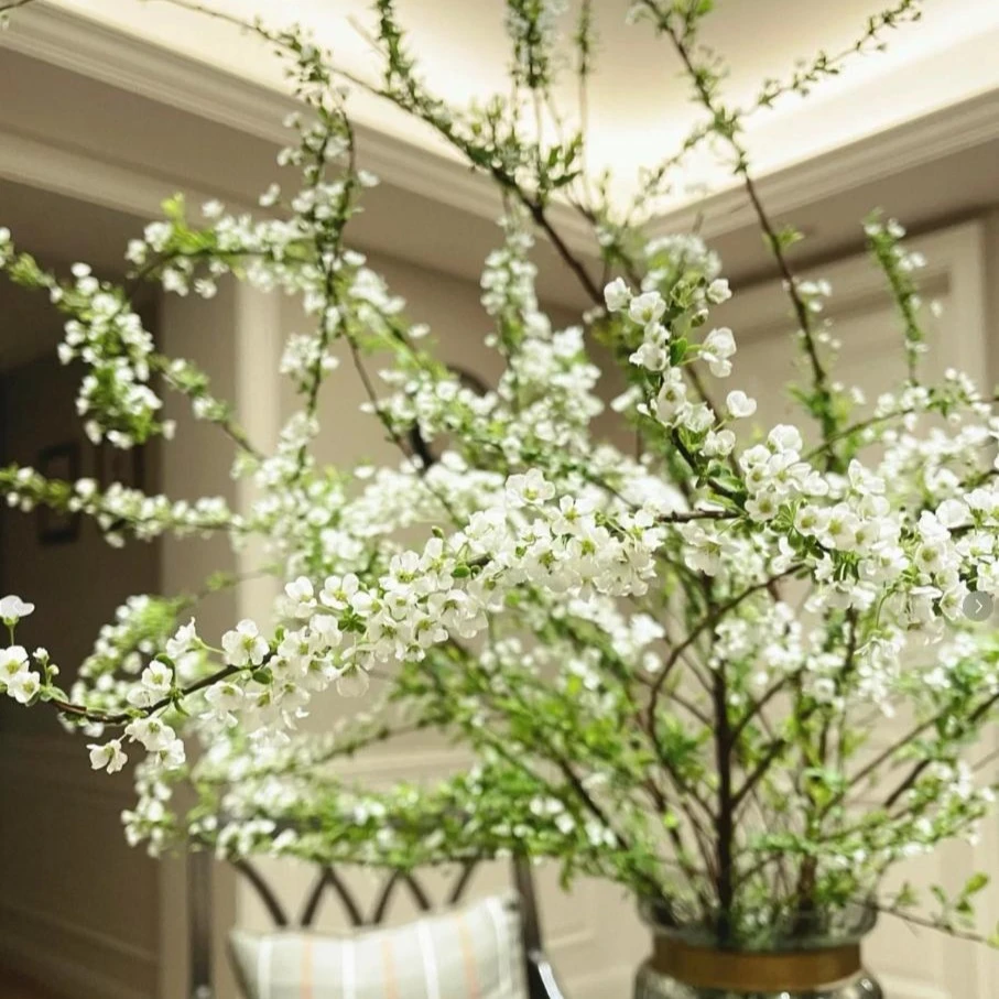 云南基地鲜花配叶雪柳3扎浪漫养护商务插花生活家居活动自然插花