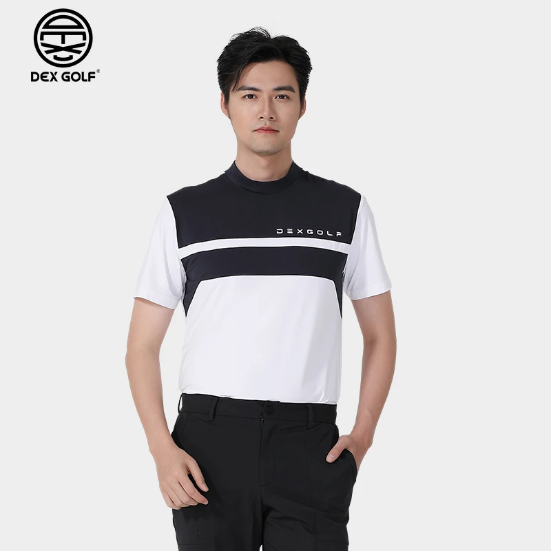 DEXGOLF高尔夫男士短袖T恤1176户外运动冰丝透气速干吸汗排汗