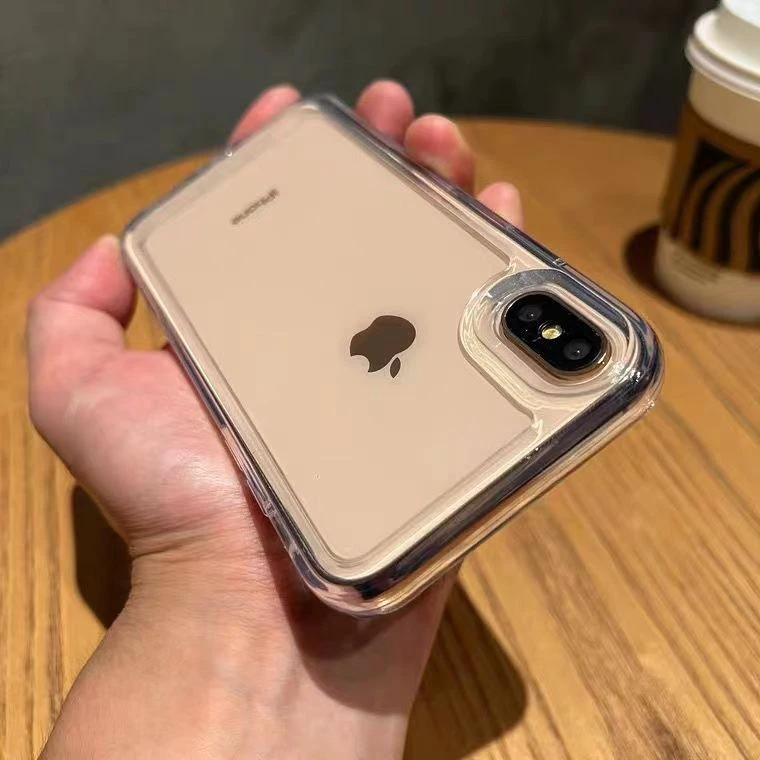 不易黄加厚防摔适用iPhoneX手机壳苹果Xs保护套XR简约透明x男款