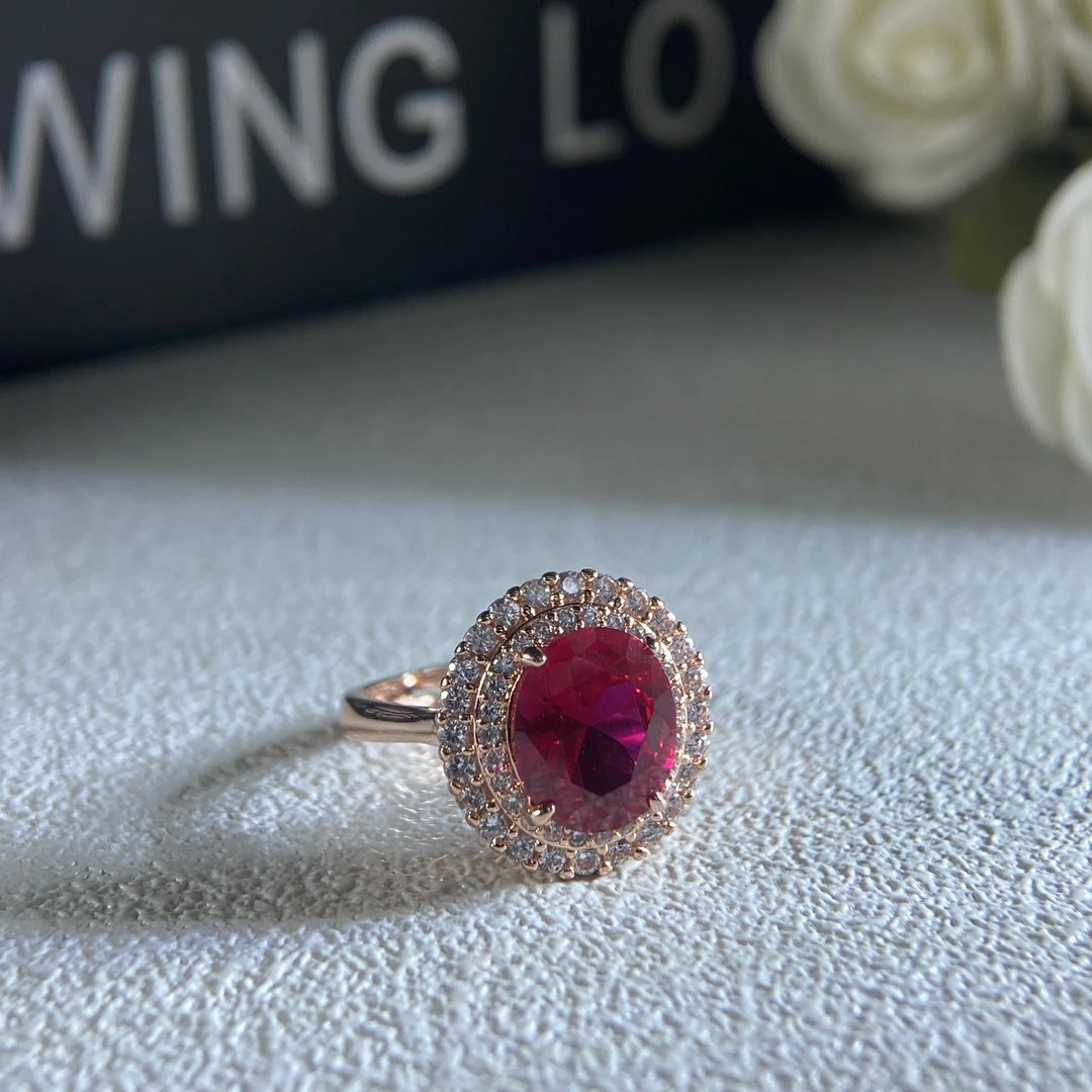 【橘子专属】时尚轻奢经典红色戒指ZSS5430