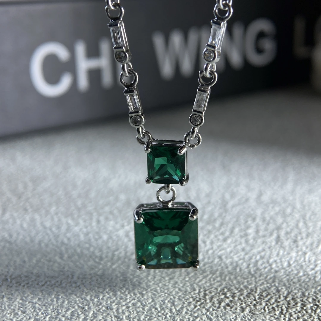 【橘子专属】时尚轻奢经典绿色吊坠JH5822