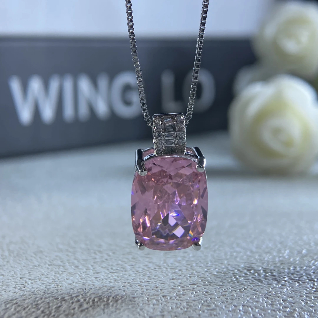 项链 【橘子专属】时尚轻奢经典粉色项链JH6853