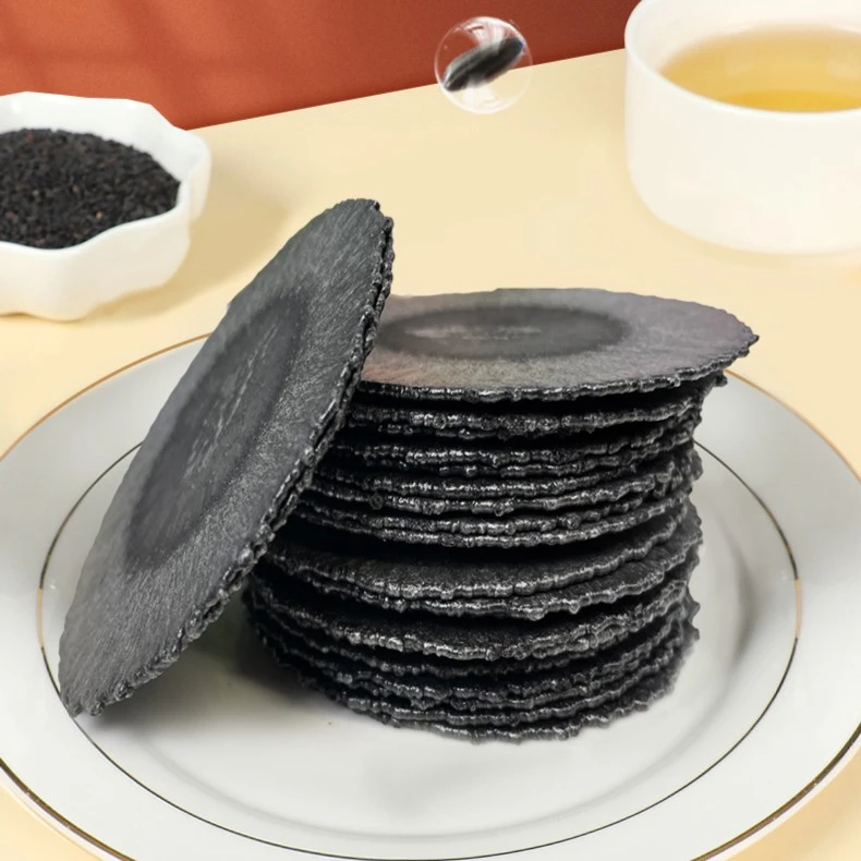 低脂木糖醇五黑风吹饼干薄脆饼36片/箱黑米黑豆黑芝麻解馋小零食