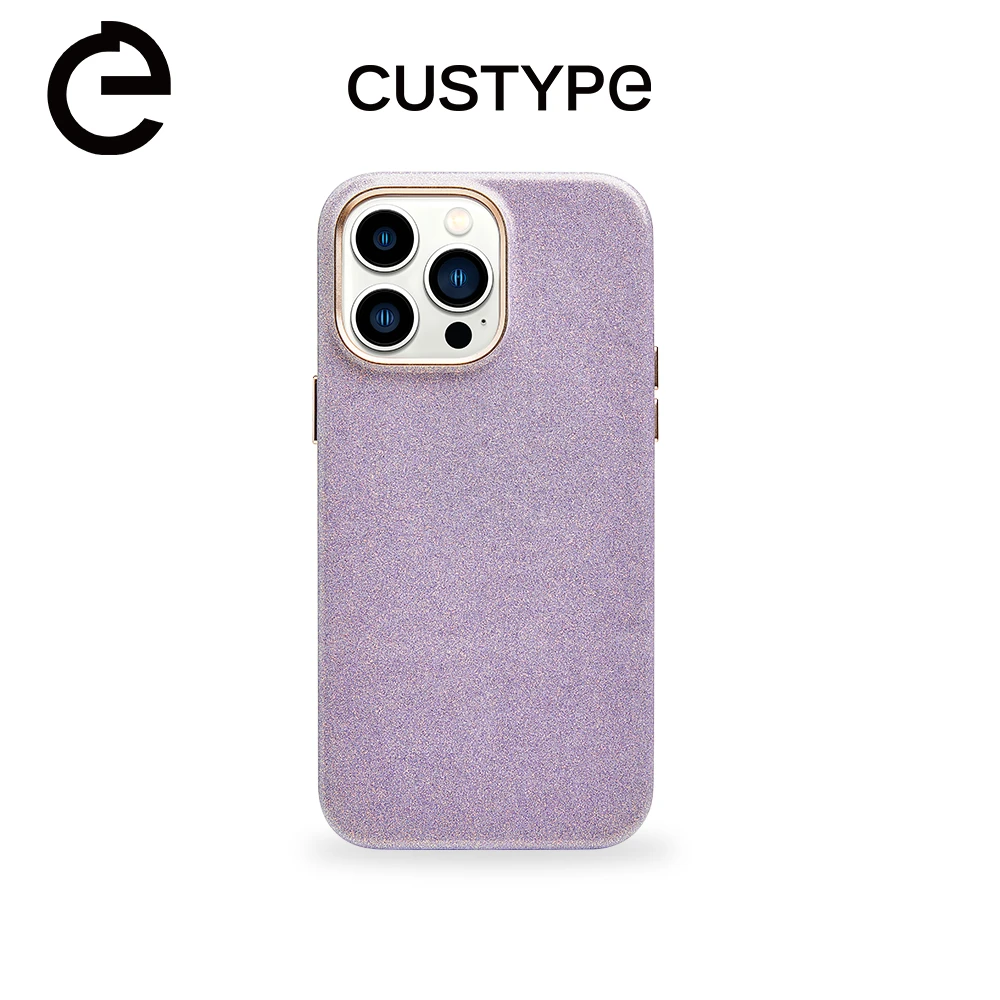Custype奢华适用于苹果14闪粉个性女新款仙女全包防摔品牌手机壳