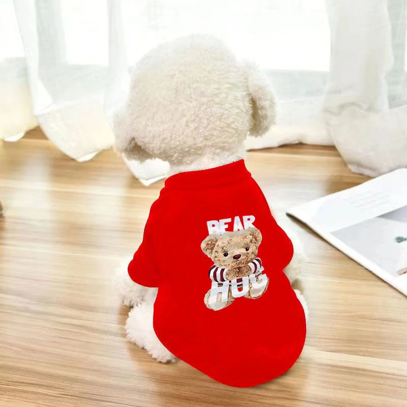 保暖加绒卫衣ins狗狗猫咪衣服小中大犬泰迪比熊宠物春秋冬款服饰