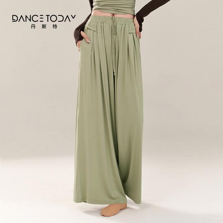 dancetoday现代舞练功形体服艺考级飘逸中国古典舞蹈裤阔腿裤子女