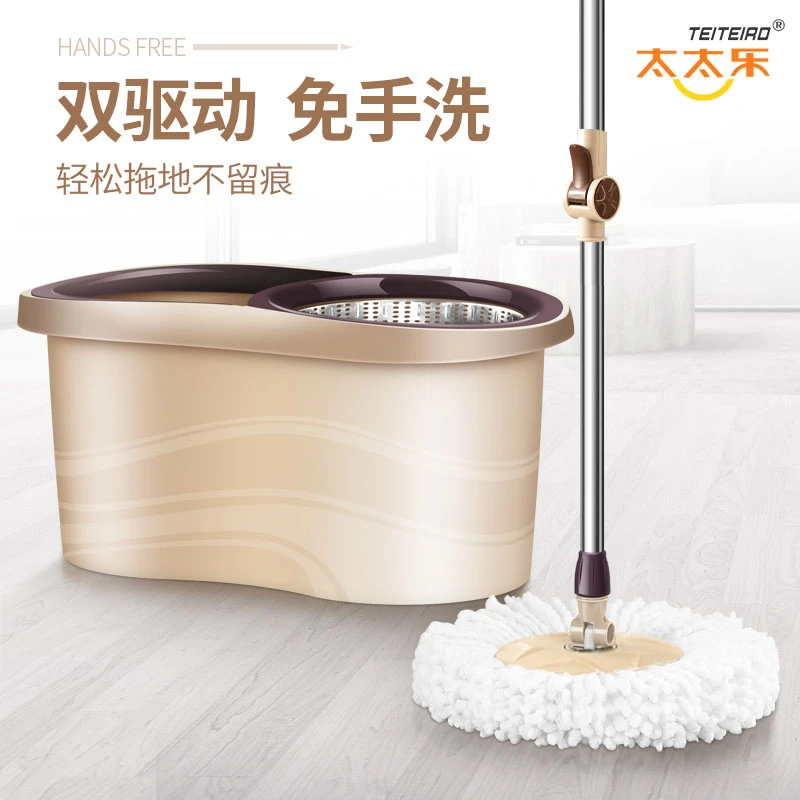旋转拖把新款免手洗甩水一拖净墩布桶拖地神器懒人拖布带桶一体