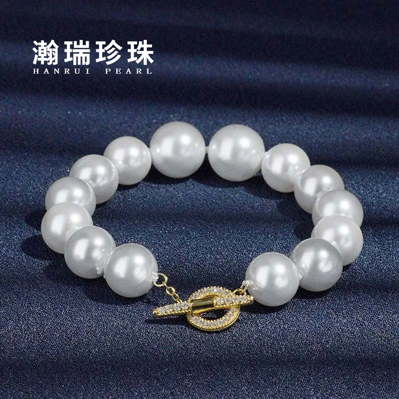 【婵婵】天然淡水龙珠系列大点位珍珠手链加长款百搭气质强光